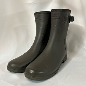 Hunter Women's Winter Rain Boots - Dark Gray